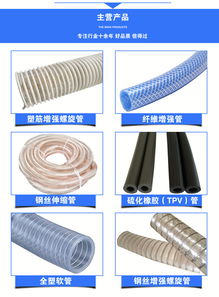 廠(chǎng)家直銷(xiāo)PU聚氨鋼絲透明軟管批發(fā)價(jià)格,通風(fēng)酯吸塵排水排氣軟管圖片用途